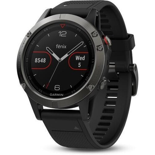 Garmin Smart Watch Fenix 5 Sapphire HR GPS - Black ...