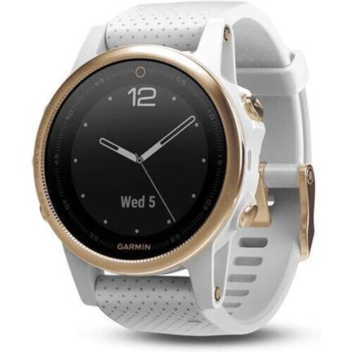Smart Watch Garmin HR GPS Fenix 5S Sapphire - Gold ...