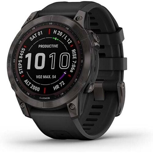 Smart Watch Garmin GPS fenix 7 sapphire solar - ...