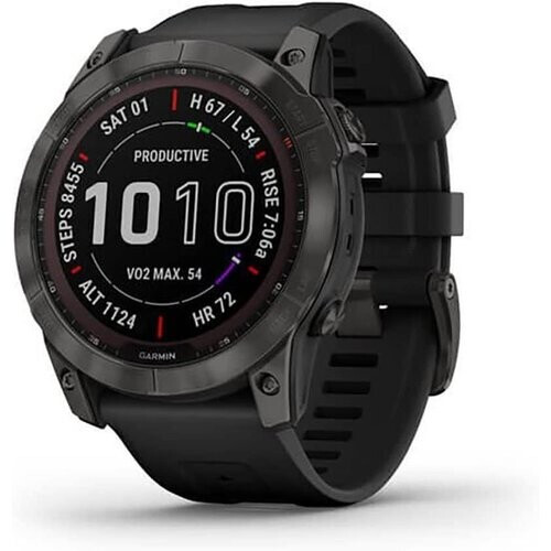 Garmin Fenix 7X Sapphire Solar - Carbon Grey DLC ...