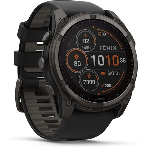 GARMIN Fenix 8-51mm, Solar, Sapphire, Carbon Grey ...