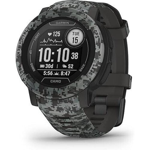 Smart Watch Garmin HR GPS Instinct 2 Camo Edition ...