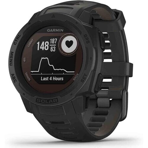 Garmin Smart Watch Instinct Solar HR GPS - Black ...