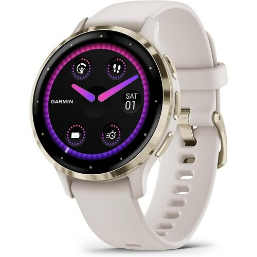 Garmin Smart Watch Venu 3S HR GPS - Ivory Case ...