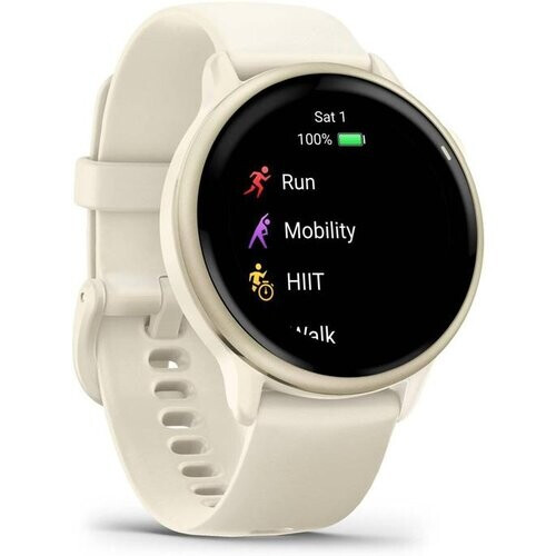 Smart Watch Garmin HR GPS Vivoactive 6 - White ...