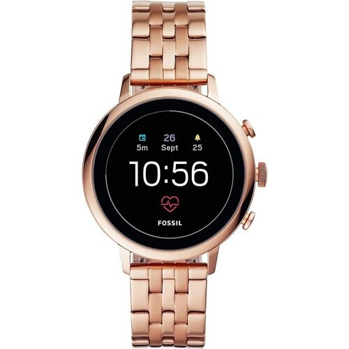 Smart Watch HR GPS Fossil Women's Q Venture - Rose ...