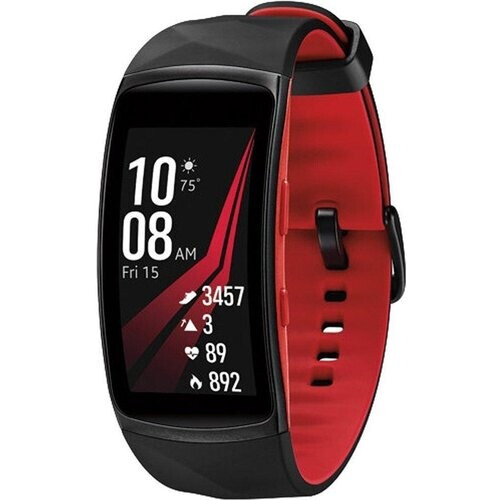 Samsung Gear Fit2 Pro Fitness Smartwatch - Red ...