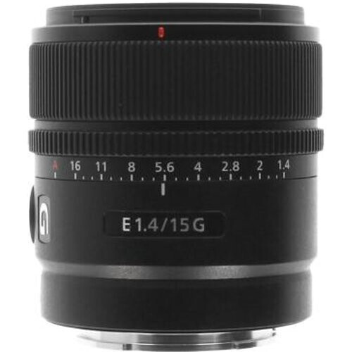 Sony 15mm 1:1.4 E G (SEL15F14G) E-Mount - ...