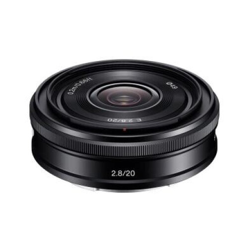 Sony 20mm 1:2.8 AF (SEL 20F28) E-Mount noir - ...