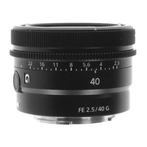 Sony 40mm 1:2.5 FE G (SEL40F25G) noir - comme neuf ...