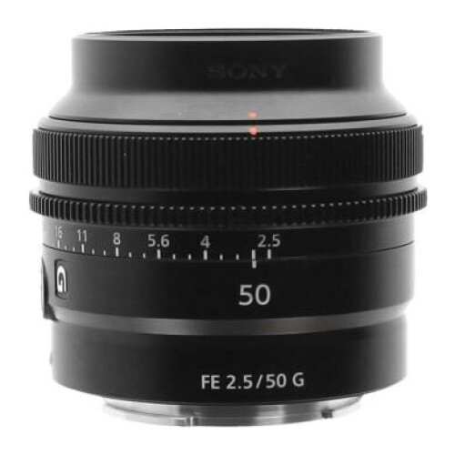 Sony 50mm 1:2.5 FE G (SEL50F25G) noir - comme neuf ...