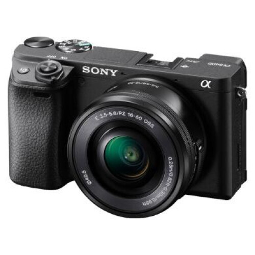 Sony Alpha 6400 mit Objektiv AF E 16-50mm 3.5-5.6 ...