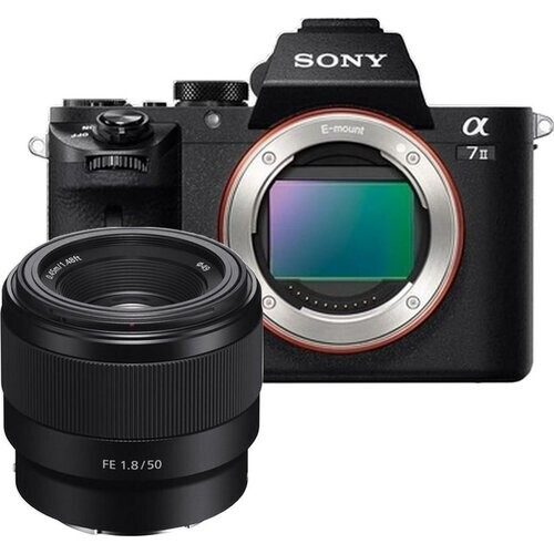 Sony Alpha 7 II - Negro + Sony FE 50mm f/1.8 ...