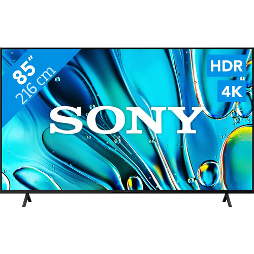 Auf dem sehr großen 85 Zoll Bildschirm des Sony ...