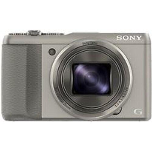 De Sony DSC-HX50 is een compacte zilverkleurige ...