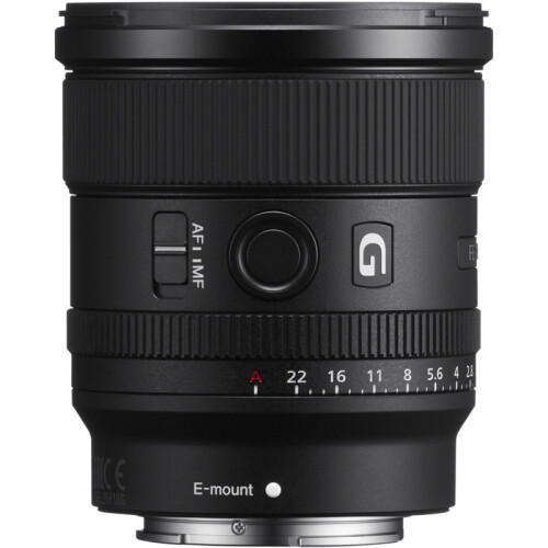 L'objectif Sony FE 20 mm f/1.8 G est un objectif ...