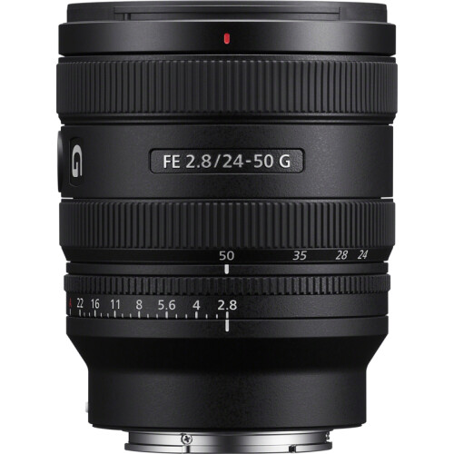 De Sony FE 24-50mm f/2.8 G is een compacte ...