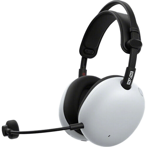 Mit dem weißen Sony Inzone H9 II Gaming-Headset ...