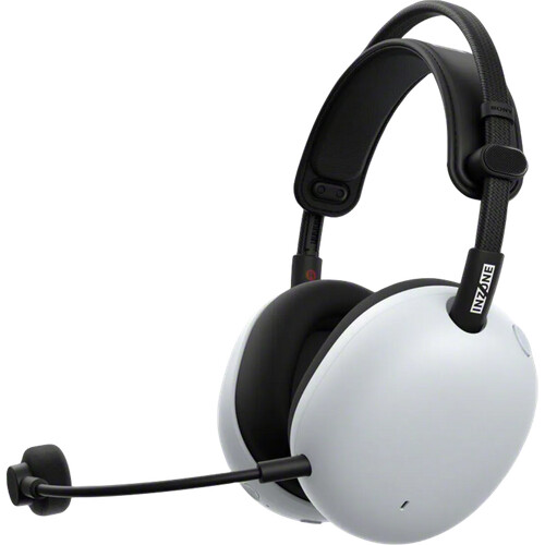 Mit dem weißen Sony Inzone H9 II Gaming-Headset ...