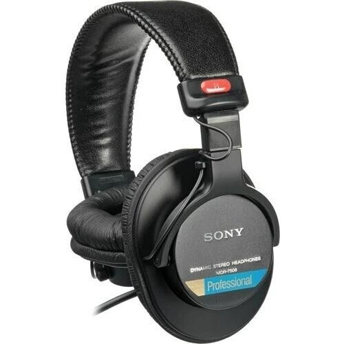 Sony Professional Mdr7506 Sound Monitor Headphones ...