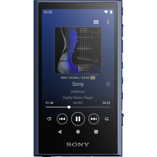 Mit dem Sony NW-A306 Blau kannst du dir Videos ...