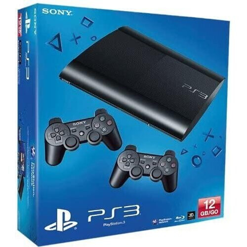 SONY PlayStation 3 Ultra Slim 12 Go + 2 Manettes - ...