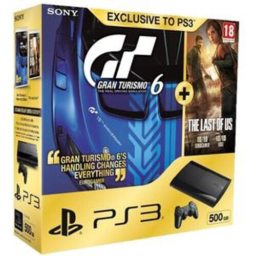 PlayStation 3 Ultra Slim - HDD 500 GB - Negro ...