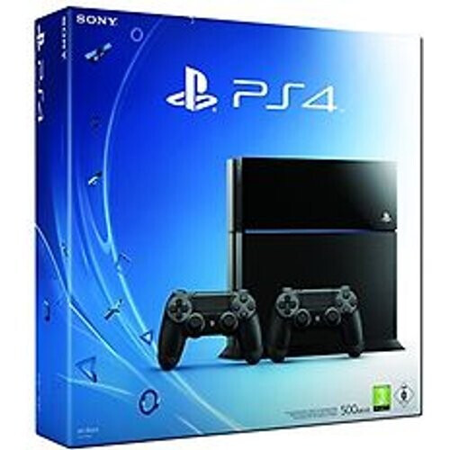 De Sony PlayStation 4 in de kleur zwart biedt een ...