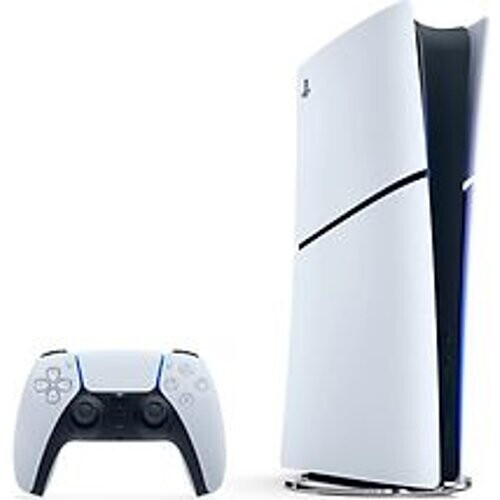 De Sony PlayStation 5 slim Digital Version in wit ...