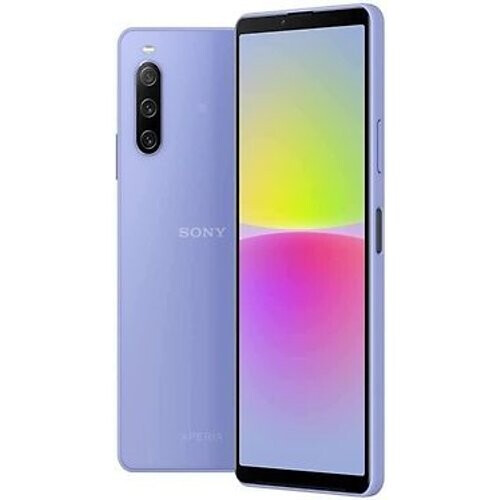 De sony xperia 10 iv in paars valt op door zijn ...