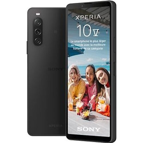 De Sony Xperia 10 V in zwart combineert een slank ...