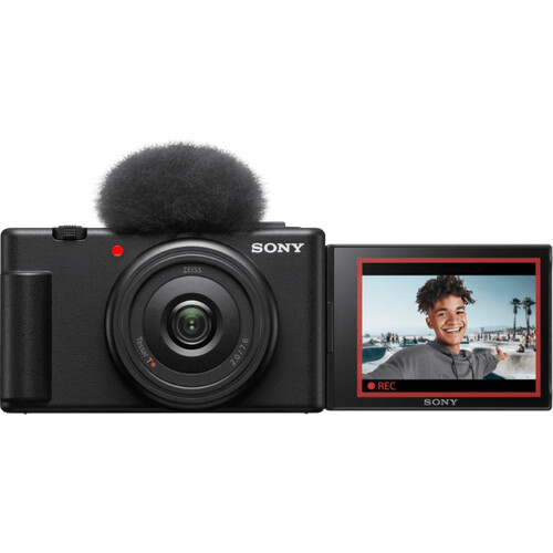Die Sony ZV-1F ist eine kompakte Vlog-Kamera für ...