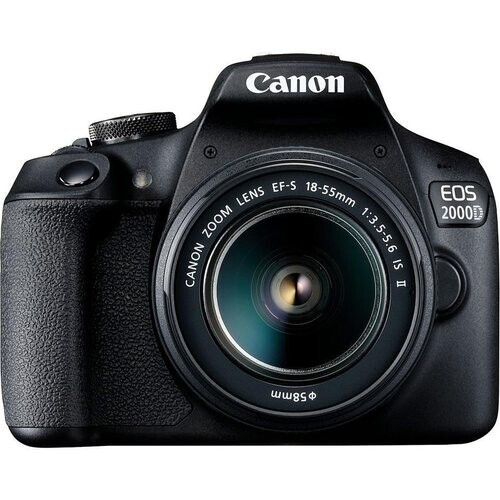 Reflex - Canon EOS 2000D Schwarz Objektiv Canon ...
