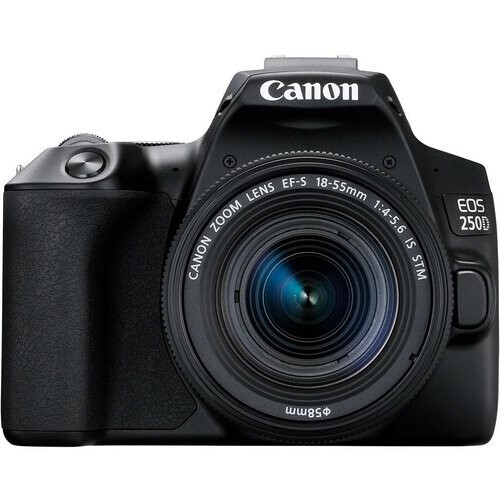 Spiegelreflexkamera - Canon EOS 250D Schwarz + ...