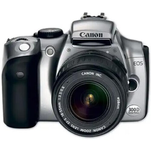 Spiegelreflexkamera EOS 300D - Grau/Schwarz + ...