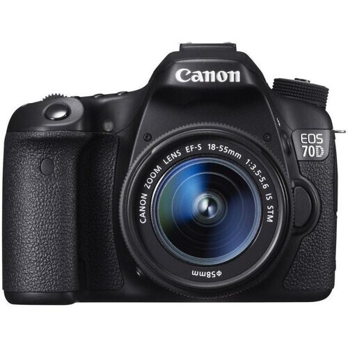 Reflex - Canon EOS 70D - Schwarz + Objektiv 18-55 ...