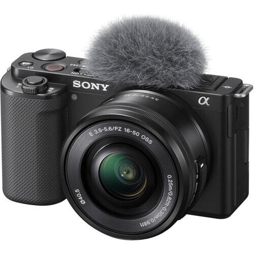 Spiegelreflexkamera ZV-E10 vlog - Schwarz + Sony E ...