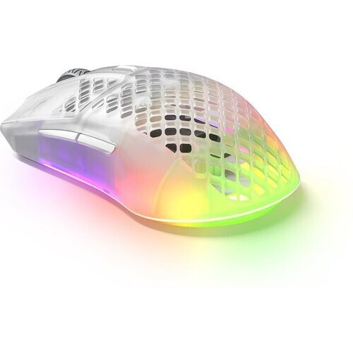 The SteelSeries Aerox 3 Wireless 2022 mouse has an ...