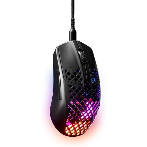 The SteelSeries Aerox 3 mouse has an ...