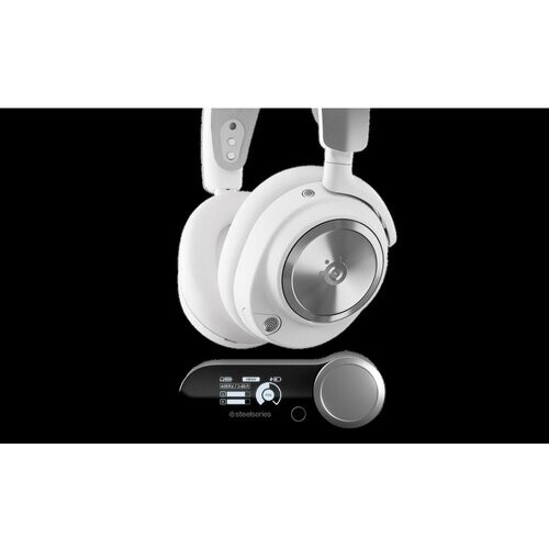 Steelseries Blanc noise-Cancelling gaming wireless ...