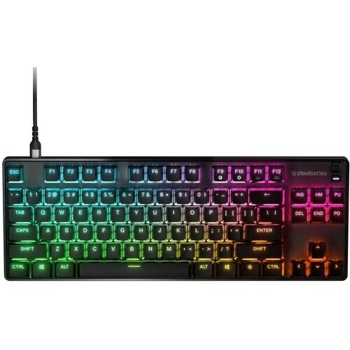 Steelseries Keyboard QWERTY Backlit Keyboard Apex ...