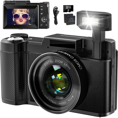 Ontdek de Digitale camera 4K 48MP, de perfecte ...