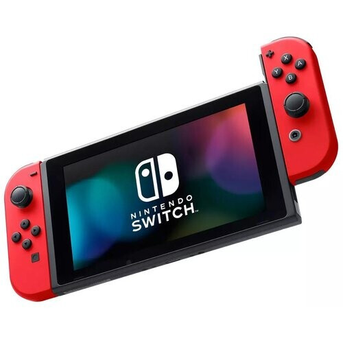 Nintendo Switch 32gb Console Black With Red Joy ...