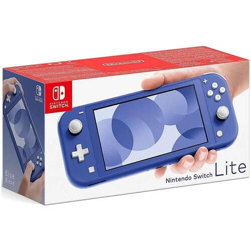 The Nintendo Switch Lite 32GB in blue is a compact ...