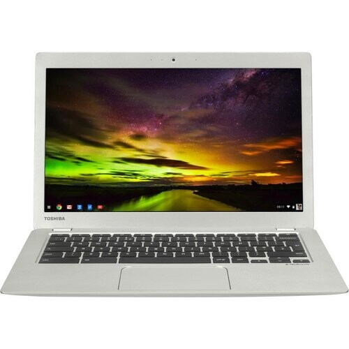 The silver 13.3" 16GB Chromebook 2 from Toshiba is ...