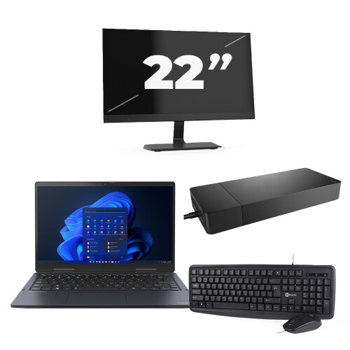 Toshiba Portege X30W-J-10C gecombineerd met een 22 ...