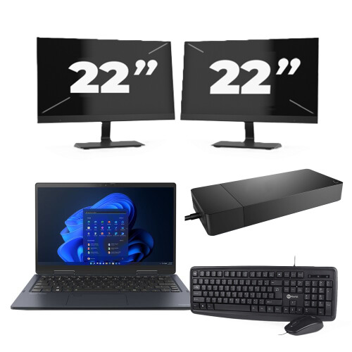 Toshiba Portege X30W-J-10C gecombineerd met twee ...