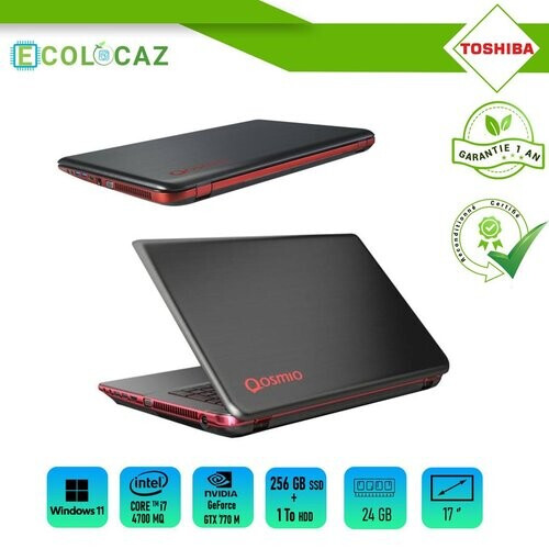 Toshiba Qosmio X70-A-137 17" Core i7 2.4 GHz - SSD ...