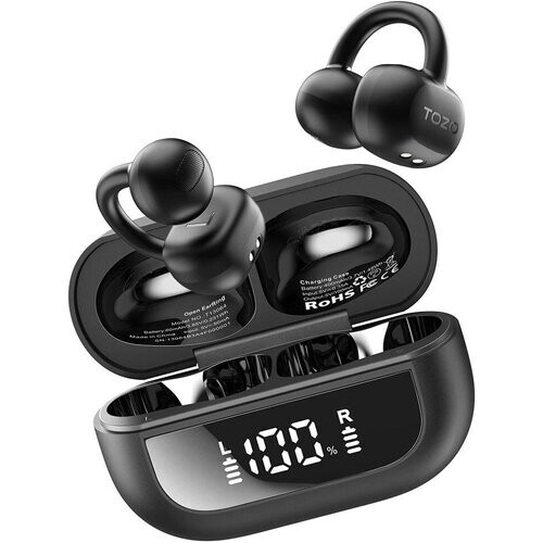 TOZO True Open Ear Clip Wireless Earbuds Bluetooth ...