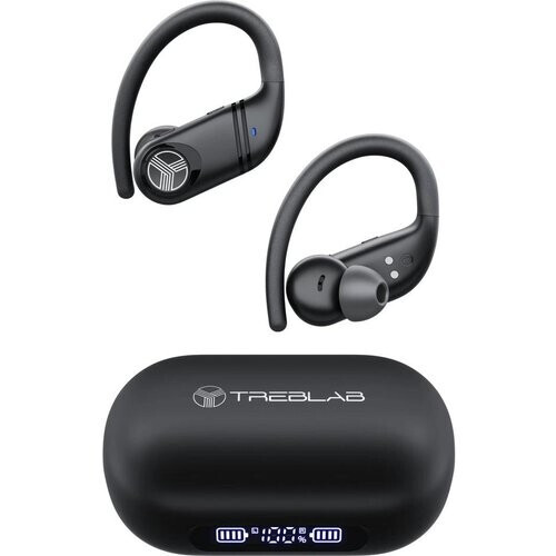 TREBLAB X4 Waterproof Workout Earbuds, Earhooks, ...